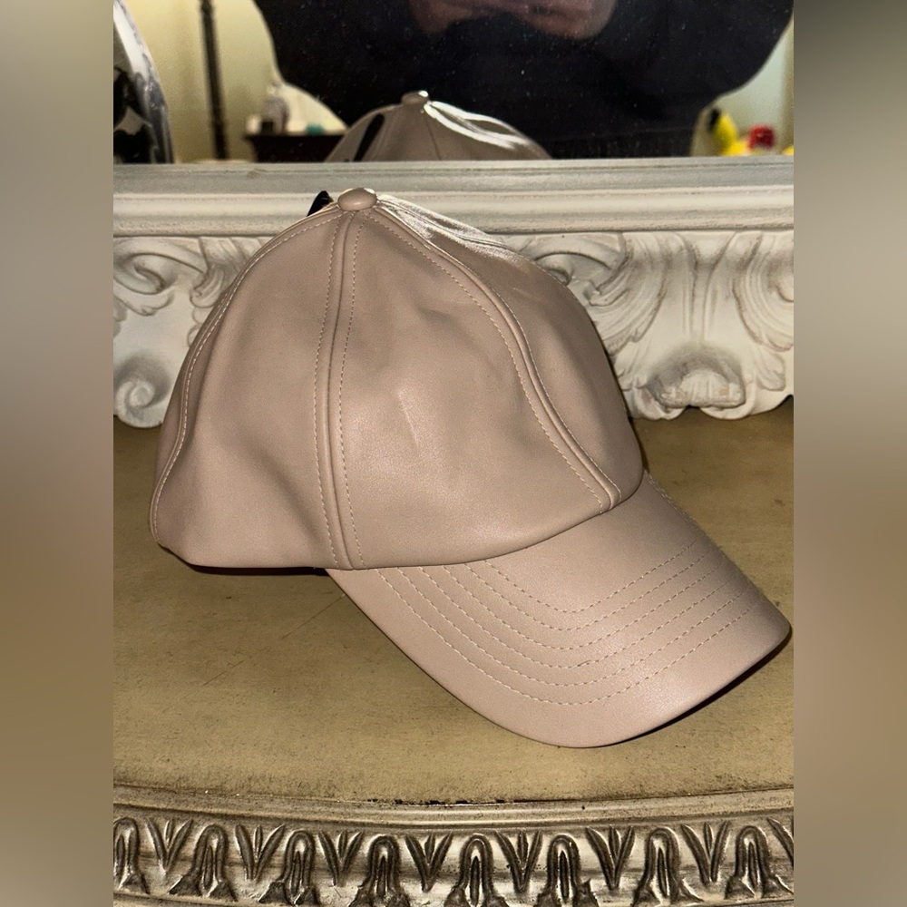 Express Faux Leather Hat